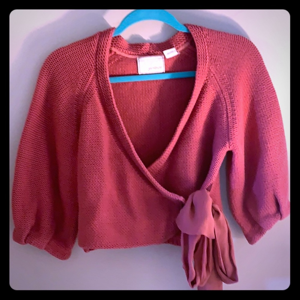 Anthropologie midwaist sweater/wrap